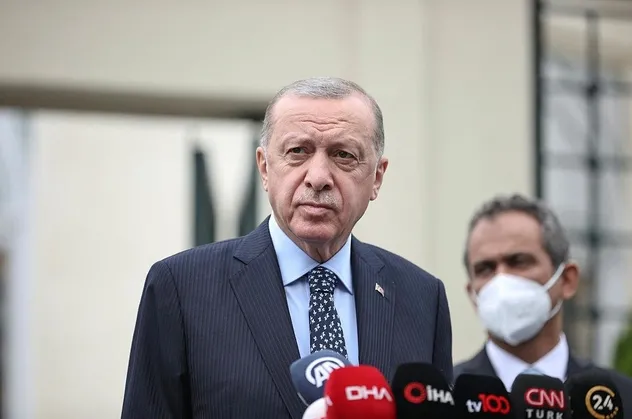 Başkan Erdoğan Cuma namazı konuştu: Kuzey Irak'taki harekat şu anda terör örgütünün can çekişmesi anlamına geliyor
