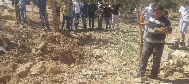Teröristler mezarlığa el yapımı patlayıcı tuzakladı