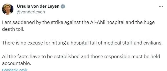 ABD verdi İsrail vurdu! Gazze’ye hastane saldırısını soykırımcı Tel Aviv’in düzenlediği kanıtlandı: Batı üç maymunu oynuyor-7