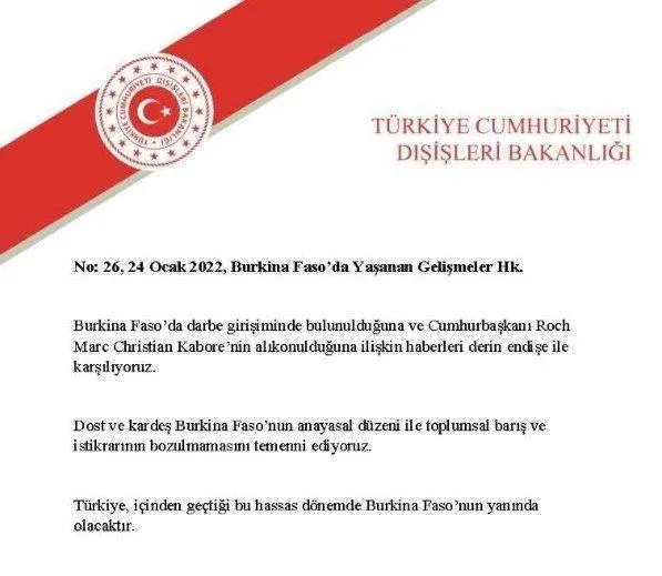 Burkina Faso'da ordu yönetime el koydu! Türk Dışişleri Bakanlığından mesaj geldi-3