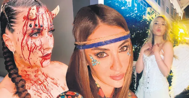 Ünlü isimler Cadılar Bayramı partisine akın etti! O halleri “Bu kadar da olmaz” dedirtti