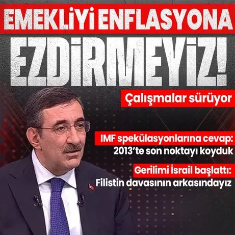 Cumhurbaşkanı Yardımcısı Cevdet Yılmaz, A Haber ekranlarında önemli açıklamalarda bulundu