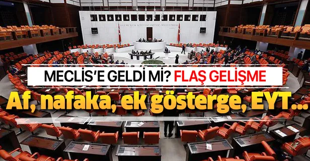 Ak Parti'den flaş açıklama Af, nafaka, ek gösterge ve EYT...