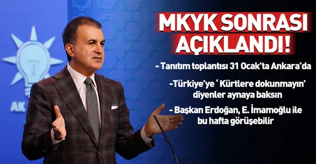 Son dakika: AK Parti MKYK sonrası önemli açıklamalar