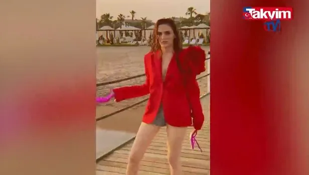 Yağmur Tanrısevsin peş peşe giydiği elbiselerle sosyal medyayı salladı! Güzelliğiyle baş döndürdü