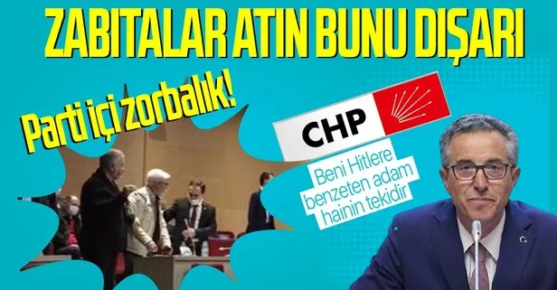 CHP’li Belediye Başkanı Halil Arda’dan zorbalık! CHP’li Meclis üyesini söz istediği için zabıtayla dışarı çıkarmak istedi