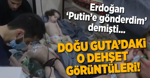 Dehşete düşüren Doğu Guta görüntüleri!