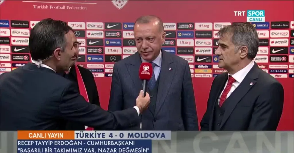 Başkan Erdoğan Türkiye-Moldova karşılaşmasını değerlendirdi! "Allah nazarlardan saklasın..."