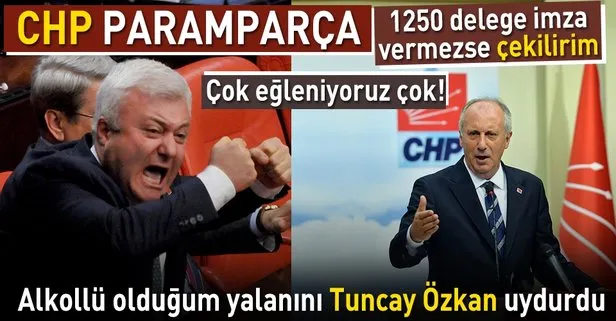 İnce: Alkollü olduğum yalanını Tuncay Özkan uydurdu