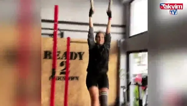 Ceren Benderlioğlu spor yaptığı anları paylaştı! Fit fiziğiyle büyüledi