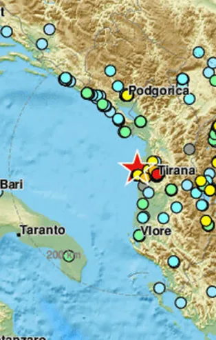 Arnavutluk'ta 6.4 büyüklüğünde deprem