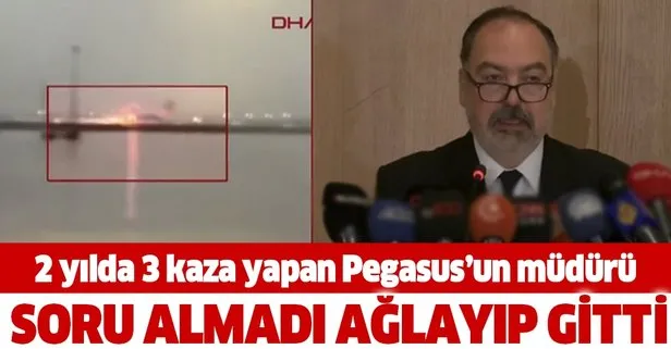 Pegasus Genel Müdürü Mehmet Tevfik Nane’den son dakika kaza açıklaması