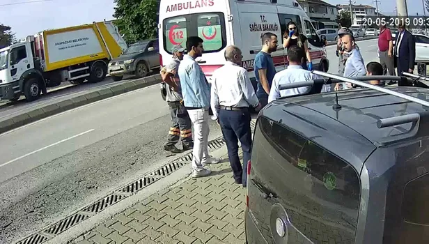 Sakarya'da korkunç kaza! Otomobile çarpıp karşı şeride uçtu: 2 yaralı-6