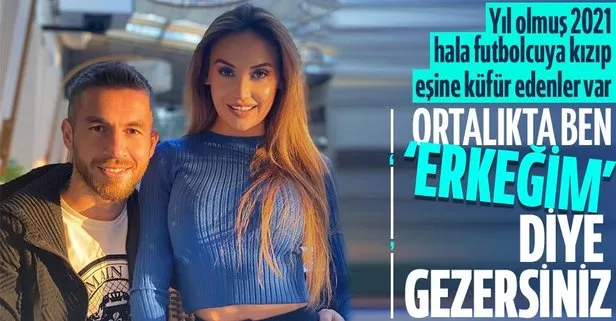 Adem Büyük’ün eşi Merve Büyük Beşiktaş maçı sonrası gelen küfürlere açtı ağzını yumdu gözünü ’Ortalıkta ’erkeğim’ diye gezersiniz’