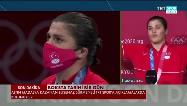 Busenaz Sürmeneli olimpiyat şampiyonu! Sürmeneli Altın madalya maçı izle! ''Madalyamı Başkan Erdoğan'a hediye ediyorum''