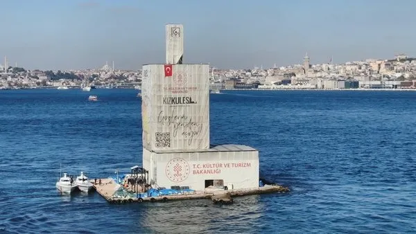 Kız Kulesi'ndeki çalışma ne zaman bitecek? Bakan Mehmet Nuri Ersoy'dan inceleme-3
