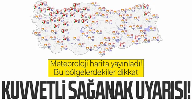 HAVA DURUMU | Meteorolojiden kuvvetli sağanak uyarısı! Bu bölgelerde yaşayanlar dikkat | 16-20 Mayıs