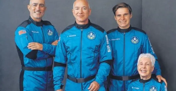 Jeff Bezos, 11 dakikada uzaya çıkıp geri döndü Dünya haberleri