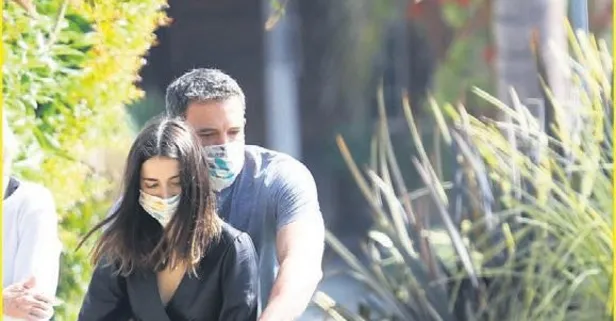 Dünyaca ünlü aktör Ben Affleck ve sevgilisi Ana de Armas sosyal mesafeyi hiçe saydı