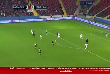 Gaziantep FK 3-0 İstanbulspor | Gol: K. Kodro