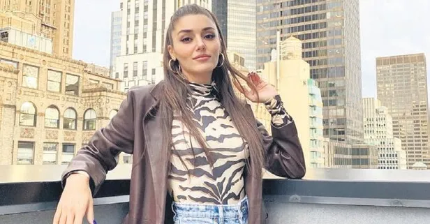 ABD’de hava bastı! Hande Erçel New York'tan paylaştı gören dönüp bir daha baktı