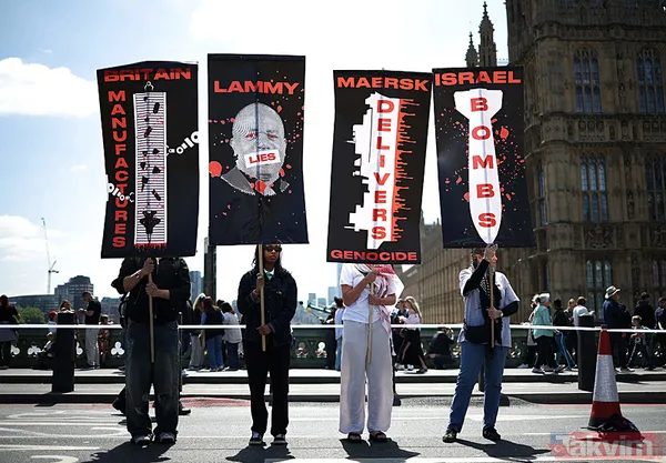 Londra'da Nekbe protestosu: Binlerce kişi sokaklarda - 9