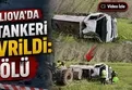 Karlıova'da su tankeri devrildi: 1 ölü