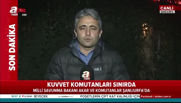 Kuvvet komutanları Şanlıurfa sınırında