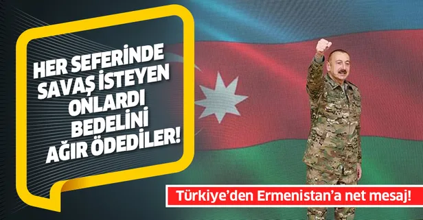 Dışişleri Bakanı Mevlüt Çavuşoğlu'ndan Ermenistan'a net mesaj: Savaş isteyen Ermenistan'dı, bedelini ağır ödedi!