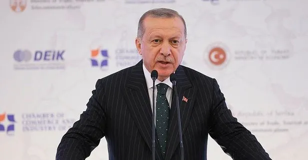 Cumhurbaşkanı Erdoğan Türkiye Sırbistan İş Forumu konuştu