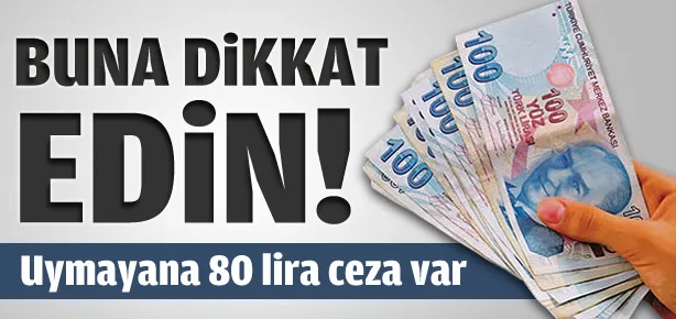 Otobüste kemer takmayana ceza