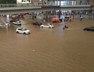 Çin’in Henan eyaletinde sel felaketi