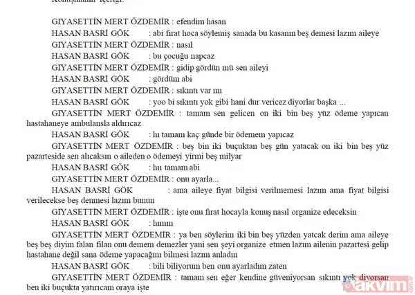 Takvim iddianameye ulaştı: İşte Yenidoğan çetesinin skandalları! Nasıl tezgah kurdular? Örgüt şeması ve gizli yazışmalar: Başımız belada - 34