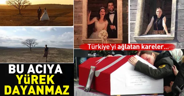 Şehit eşinden yürek yakan paylaşım