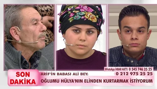 Esra Erol'da şoke eden iddialar! Arif Yörük'ün babası Ali Bey: Hülya'nın ailesi şebeke oğlumu kandırdılar