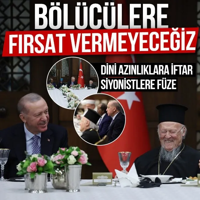 Cumhurbaşkanlığı Külliyesi’nde iftar! Başkan Recep Tayyip Erdoğan dini azınlık temsilcileriyle buluştu