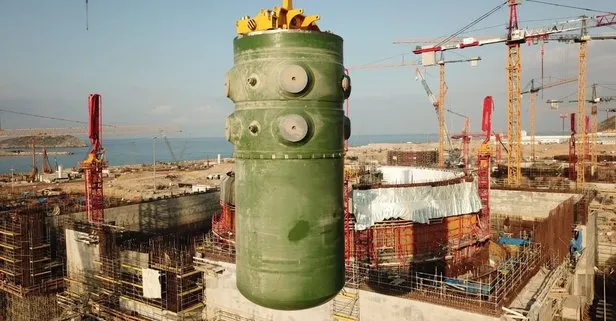 SON DAKİKA: Akkuyu’da birinci ünite reaktör kabı montajı tamamlandı