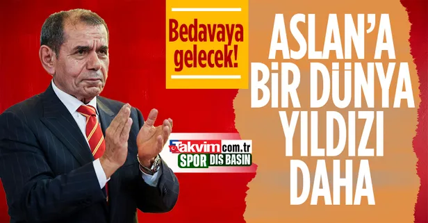 Galatasaray'a bir dünya yıldızı daha! Bedavaya gelecek