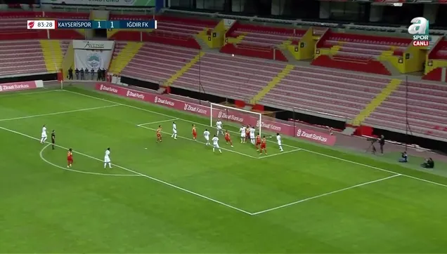 GOL | Kayserispor 2-1 Iğdır FK  (84' Hosseini)