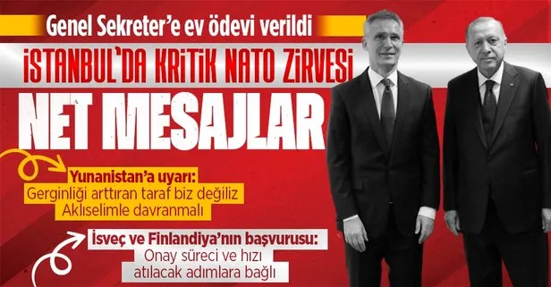 Son dakika: İstanbul’da kritik NATO zirvesi! Başkan Erdoğan’dan İsveç ve Finlandiya’ya mesaj: Süreci atılacak adımlar belirleyecek