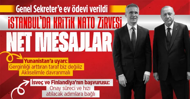 Son dakika: İstanbul'da kritik NATO zirvesi! Başkan Erdoğan'dan İsveç ve Finlandiya'ya mesaj: Süreci atılacak adımlar belirleyecek