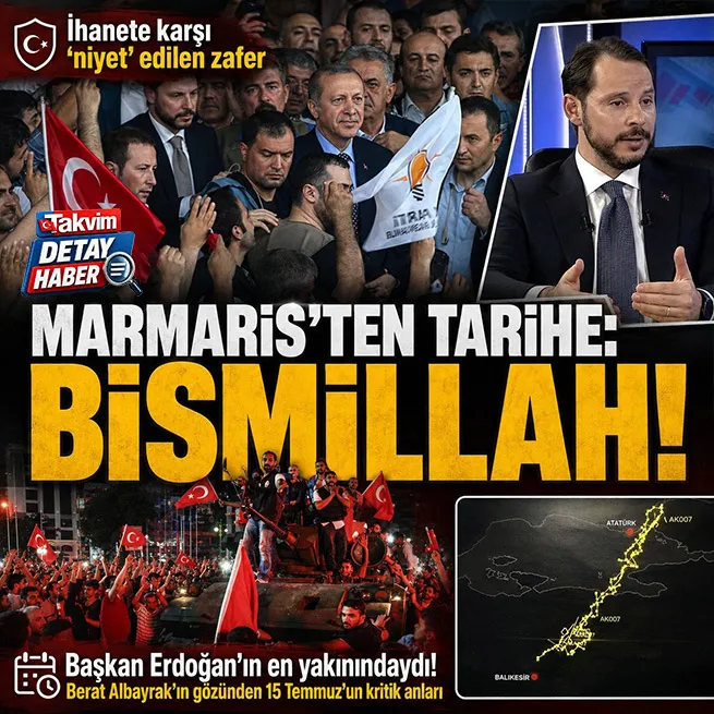 15 Temmuz’un kritik saatleri! Berat Albayrak Marmaris’te yaşananları anlattı