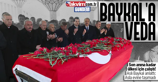 Deniz Baykal ebediyete uğurlandı