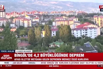 SON DAKİKA: Bingöl'de korkutan deprem!