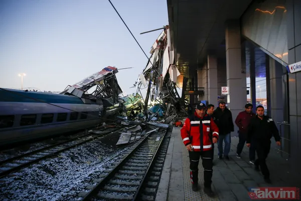 Son dakika: Ankara'da tren kazası! Yüksek Hızlı Tren ile banliyö treni çarpıştı - 31