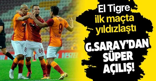 Falcao yıldızlaştı Galatasaray galibiyeti 3 golle aldı!
