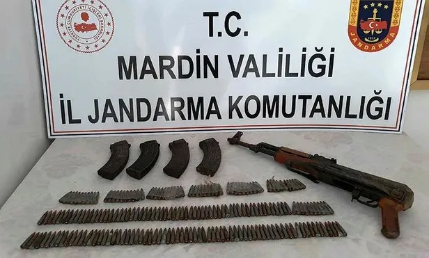 SON DAKİKA: Mardin'de PKK'ya bir darbe daha: Uzun namlulu silah ve mühimmat ele geçirildi-1