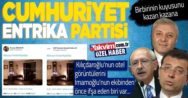 CHP’de birbirinin kuyusunu kazan kazana: Kılıçdaroğlu’nun otel görüntülerini İmamoğlu’nun ekibinden önce Tuncay Özkan ifşa etti