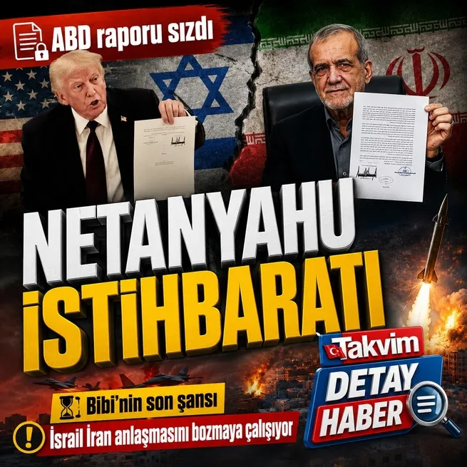 ABD istihbarat raporu sızdı: İsrail Trump’ın İran’la yaptığı barış anlaşmasını baltalayacak