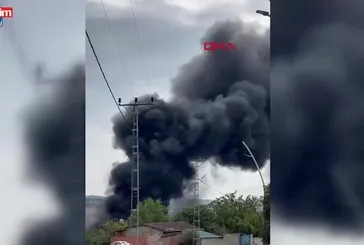 Arnavutköy'de yangın